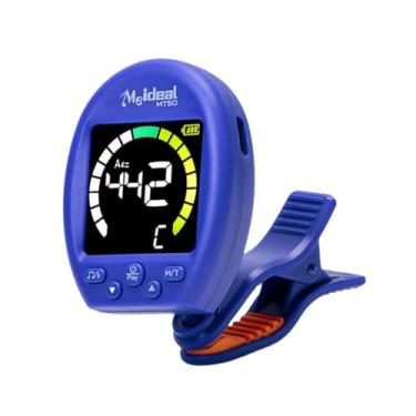 Imagem de oshhni Afinador de guitarra leve, acessório profissional para instrumento musical, afinação rápida e precisa, afinador com clipe para ukulele, Azul