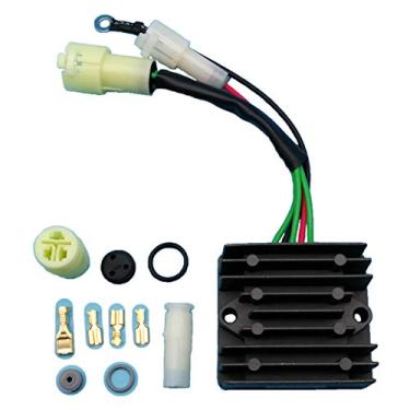 Imagem de Tuzliufi Retificador regulador de tensão compatível com Yamaha Outboard 115 130 150 175 200 225 TJR TLR TRR TRS TXR ETL B C D E L O S V ETX 63.5 cm 200HP Pro-V 6R3-81960-10-00 6R3-819960-10-00 6R3