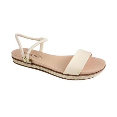 Imagem de Tamanco Feminino Beira Rio Casual Elástico Creme 83211749, Creme, 36