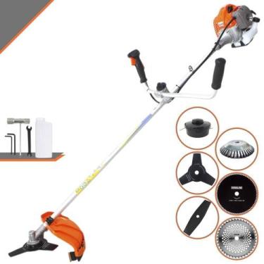 Imagem de Cortador de Grama À Gasolina Vulcan VR430P Motor 2T 43cc 1,7HP 10.000r