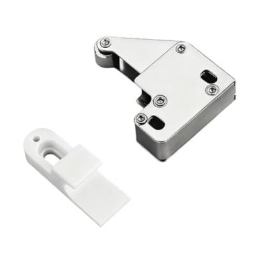 Imagem de Generic Trava de porta de armário de barco, trava de liberação, de toque para abrir, para portas de armário, móveis, B