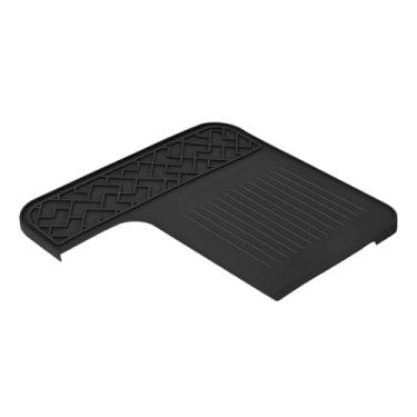 Imagem de YWJLQH Tapete de Silicone, Fácil de Limpar, Suporte, Secagem, Proteção de Superfície, Capa à Prova D'água para Máquina de Café Expresso ES601, Preto