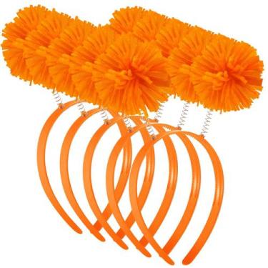 Imagem de Bandana WILLBOND Halloween Pom Pom, 5 peças para festa à fantasia