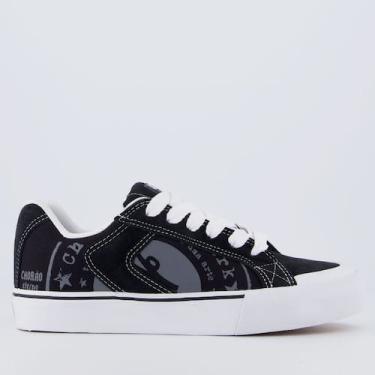 Imagem de Tênis Qix Chorão Park Estampa Preto e Branco, 40