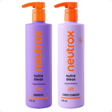 Imagem de Kit Neutrox Nutre Óleos: Shampoo e Condicionador 500ml