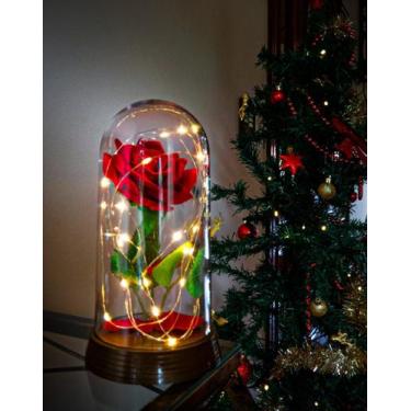 Imagem de Kit 8 Luminárias A Rosa Encantada A Bela E A Fera - Amor Lindo Boutiqu