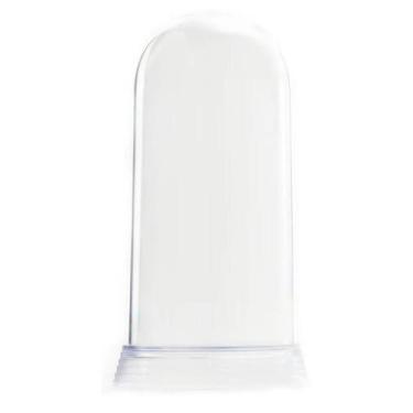 Imagem de 7 Redomas De Acrílico Cúpulas Capsulas Base Ouro Envelhecido Grande 19