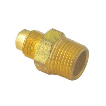 Imagem de União de Redução Latão 3/8" NPTM x 5/16" SAEM - ALUMEGAS, 1