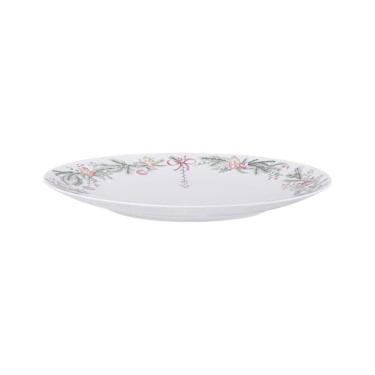 Imagem de Prato Raso Tramontina Noite Feliz Em Porcelana Decorada 28 Cm