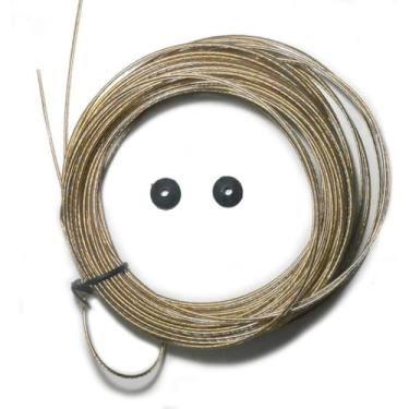 Imagem de Varal Corda de Aço Encapado Revestido com PVC Alta Resistência 20 Metros de Comprimento Durabilidade Não Enferruja Nem Rasga Roupa.