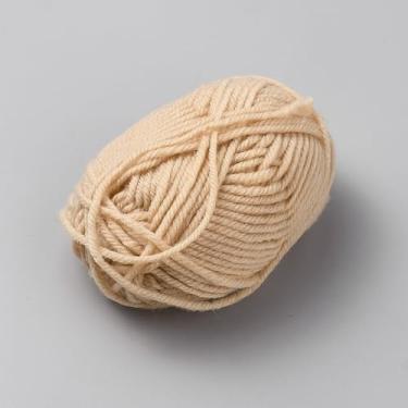 Imagem de Fio de fibra acrílica de 25 g/novelo de 2 mm para tricô crochê Navajo fio grosso de lã branca para crochê suéter cachecóis cobertor suprimentos de artesanato cerca de 45 m