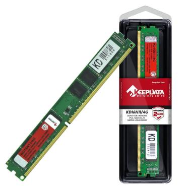 Imagem de Memória RAM Desktop Keepdata KD16N11/4G, 4GB DDR3 1600MHz, PC3-12800, CL11, 1.5V, 240-Pin UDIMM