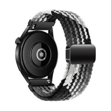 Imagem de Pulseira esportiva trançada compatível com Samsung Galaxy Watch 6/5/4/3/FE, Watch 5 Pro, Watch 6/4 Classic Gear S3/S2 de 20 mm e 22 mm para modelos de 47 mm, 46 mm, 45 mm, 44 mm, 43 mm, 42 mm, 41 mm