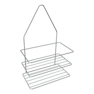 Imagem de 2X Organizador Banheiro 2 Andares Suporte Shampoo Aramado Lu