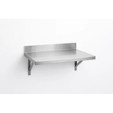 Imagem de Prateleira Inox 40cm X 26cm Inoxidavel Industrial - Prateado