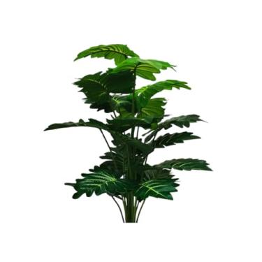 Imagem de Planta Artificial Decorativa 70cm – Árvore Verde com 18 Folhas, Realista para Decoração de Casa, Escritório e Eventos(Bananinha)