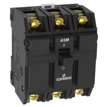 Imagem de Disjuntor Soprano Nema 3P 35A ASM-B Preto