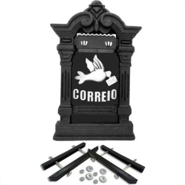 Imagem de Caixa Carta Power Plastica ''Pombo''Colonial Preto 024-1-Preta