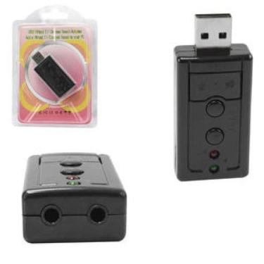 Imagem de Placa De Som Usb 7 1 Virtual