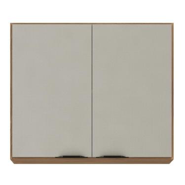 Imagem de Armário Aéreo Firenze 2 Portas Amêndola Nude  - Demóbile Amêndola Nude