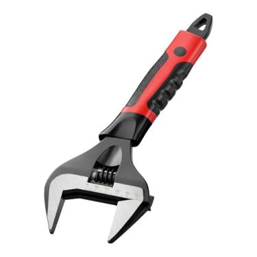 Imagem de ShengQuanHao Chave Inglesa Ajustável, Ferramenta Manual com Forte Poder de Fixação E Cabo Confortável para Reparos Hidráulicos em Veículos E Automóveis, Abertura de 50 Mm