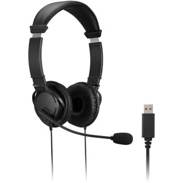 Imagem de Headset com Microfone, Kensington, USB, com Controle de Volume e Botão Mute