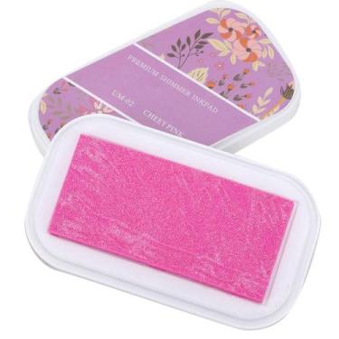 Imagem de Almofada de tinta Garosa High Capacity Flash Rose Red Metal Color