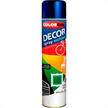 Imagem de Tinta Spray Decor Metálico Azul Angra COLORGIN
