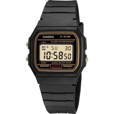 Imagem de Relógio Casio Standard F-91WG-9QDF, Preto