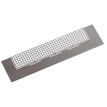 Imagem de Régua de desenho de pintura de strass, régua de malha bordada, com usinagem de alta precisão, superfície não pegajosa sem rebarbas, serve para cubo redondo de 2,8, para pintura de diamante (prata)