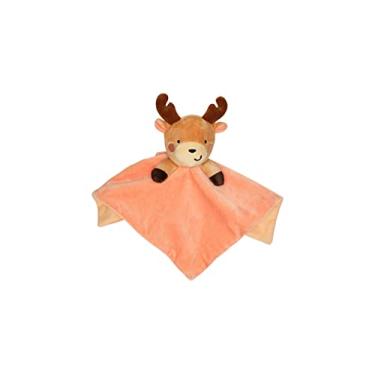 Imagem de Little Holly Cobertor de aconchego de rena, brinquedo de segurança para bebês recém-nascidos e crianças, bicho de pelúcia para bebês meninas ou meninos, presente de Natal para bebês, blush