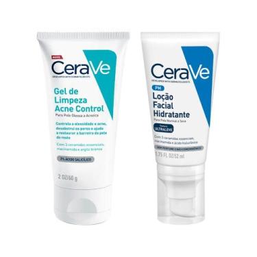 Imagem de Kit Cerave - Acne Control Gel de Limpeza Facial 60g + Loção Hidratante