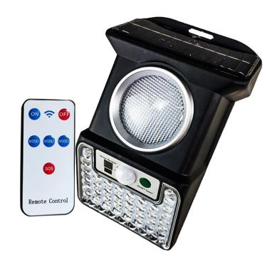 Imagem de Luminaria Solar Spot Sensor De Proximidade Led Controle 4 M