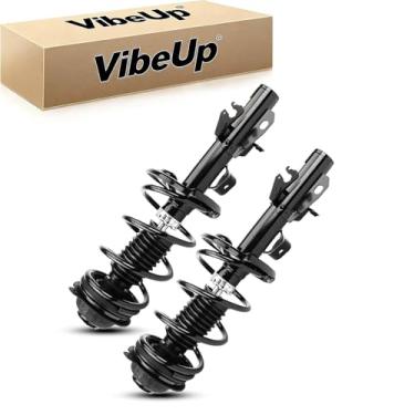 Imagem de VibeUp Amortecedor completo dianteiro 272641 272642 compatível com Dodge Dart Aero/SE/SXT 2013-2016, suportes com conjuntos de mola helicoidal 2 peças SAA099