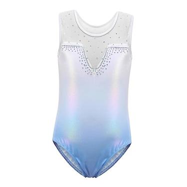 Imagem de rockible Collant de ginástica para meninas Vestido de dança de balé Roupas de ginástica Roupas de dança, 8