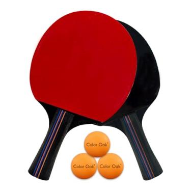 Imagem de Conjuntos de raquete de pingue-pongue – Conjunto profissional de bolas de tênis de mesa portátil para iniciantes e raquete de competição amadora (2)