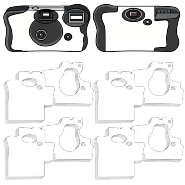 Imagem de gisgfim Pacote com 96 adesivos descartáveis para câmera, uso único, adesivos para casamentos, casamentos, viagens, festas de aniversário, chá de bebê