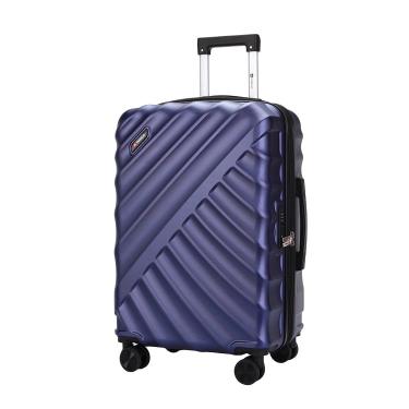 Imagem de Mala Travelux Pilatus Média 23 Kg Azul - Expansível e Cadeado TSA