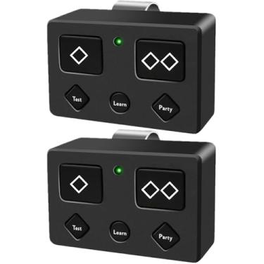 Imagem de Transmissor remoto de substituição AXP1 AXS1 para Ghost Controls Transmissor remoto Ghost para abridores automáticos de portão, compatível com sistemas de abertura de controle Ghost (2 peças com 5