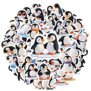 Imagem de 35 peças Pinguim Inverno Ártico Animais Fofos Adesivos DIY Papelaria Adesivos Desenhos Animados para DIY Telefone Guitarra Laptop Notebook Mala Copo Laptop Motocicleta Bagagem Telefone
