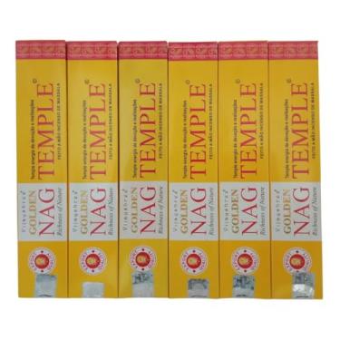 Imagem de Incenso Massala Vijayshree Golden Nag Templo Cx.6un.15g