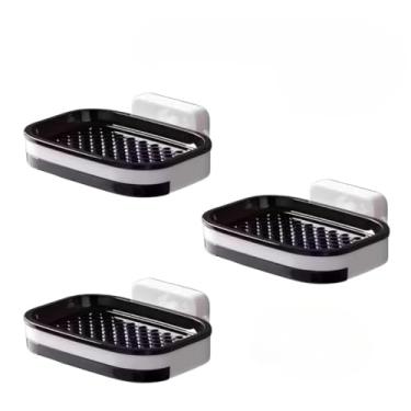 Imagem de Saboneteira Adesiva de Parede com Bandeja, Instalação Sem Perfuração para Banheiro(2)