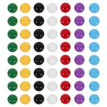 Imagem de Mobestech 70 bolas de gude de plástico coloridas aprendendo bolas educativas de matemática jogo de substituição de bolinhas de gude de gude de xadrez chinesas