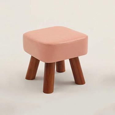 Imagem de Espreguiçadeira, banco de sofá, trocador de sapatos, banco baixo para casa, banquinho quadrado para mesa de centro