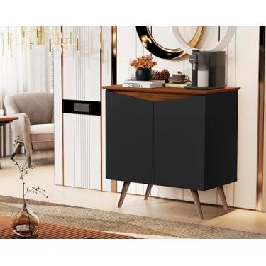 Imagem de Buffet Encanto 2 Portas - JM3 Moveis (Preto/Freijó)