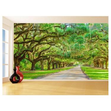 Imagem de Papel De Parede 3D Estrada Caminho Paisagem 3,5M Nes122 - Você Decora