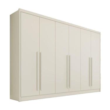 Imagem de Guarda Roupa Valencia 6 Portas 6 Gavetas 100% Mdf Mademarcs Off White