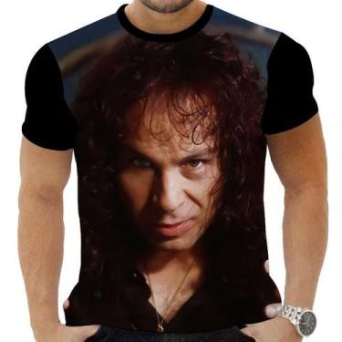 Imagem de Camiseta Camisa Personalizada Rock Clássico Metal Dio 13 - Obsidiana C
