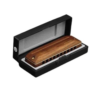 Imagem de Gaita profissional 10 furos 20 tons Blues Harmonica C Key sensação confortável