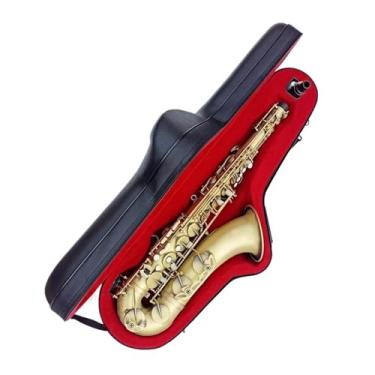 Imagem de Instrumento de saxofone Bb Saxofone Tenor Profissional Cobre Saxofone Tenor Iniciantes Adulto Instrumento de Desempenho Profissional